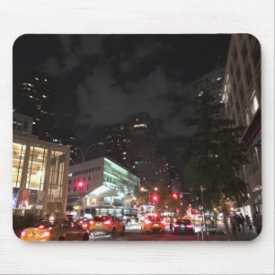 Night Traffic at Lincoln Centre New York City NYC Mouse Mat