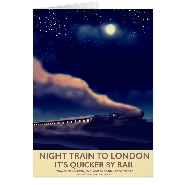 Night Train To London. (Front)