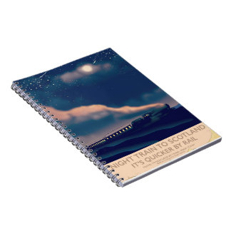 Night train to Scotland Notebook