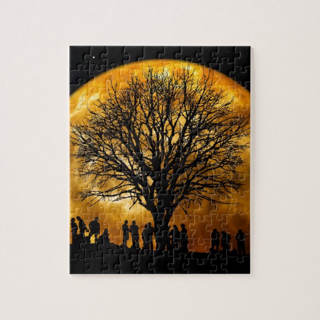 Night Tree Jigsaw Puzzle (Vertical)