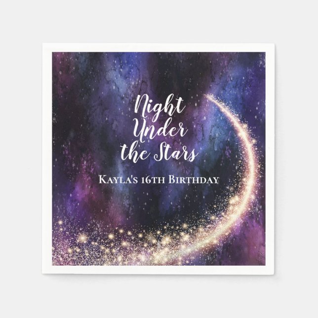 Night Under the Stars Napkins (Front)