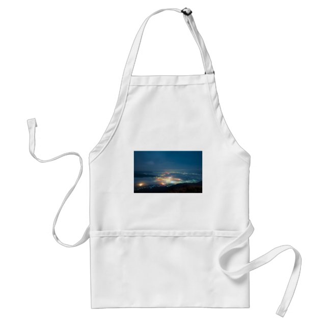 Night View Aso Night Sea Of Clouds Japan Kumamoto Standard Apron (Front)