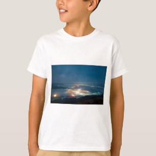 Night View Aso Night Sea Of Clouds Japan Kumamoto T-Shirt