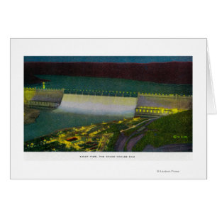 Night View, Grand Coulee Dam