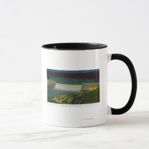 Night View, Grand Coulee Dam Mug