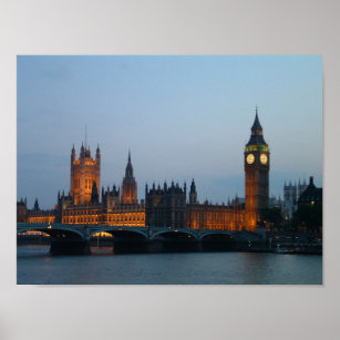 Houses Of Parliament Posters & Prints | Zazzle UK