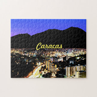 Night view of Caracas City Jigsaw Puzzle