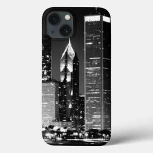 Night view of Chicago's famous cityscape iPhone 13 Case