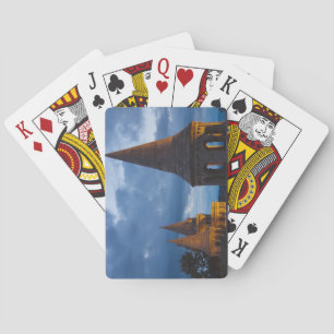 Night view of Fisherman's Bastion, Castle Hil Playing Cards