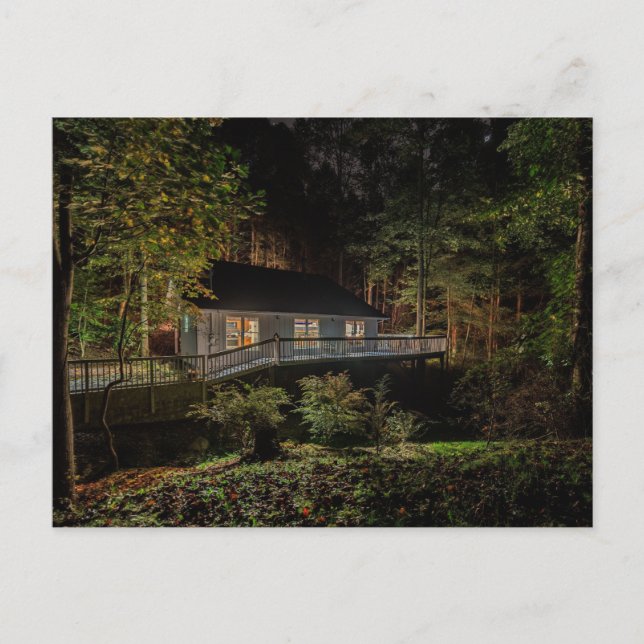 Night View of Misty Mountain Hop - Postcard (Front)