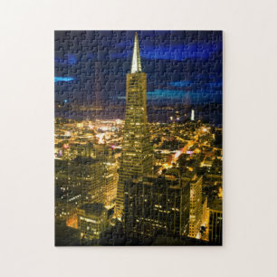 Night view of San Francisco. Jigsaw Puzzle