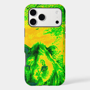 Night Vision Lion Art Fluorescent Print