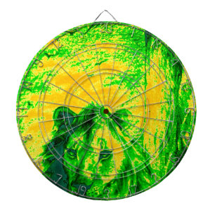 Night Vision Lion Art Fluorescent Print Dartboard