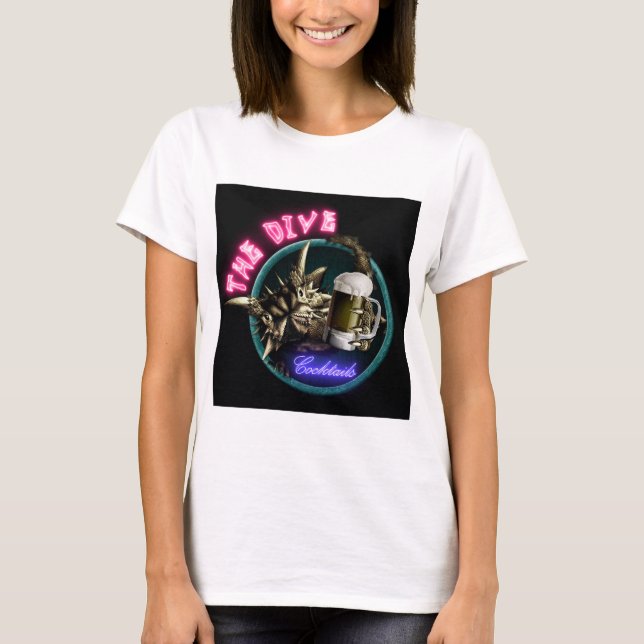 Night Warden T-shirt - The Dive "Drink in Peace" (Front)