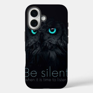 Night Watcher Owl Design for iPhone 16 back cover 