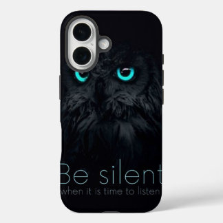 Night Watcher Owl Design for iPhone 16 back cover