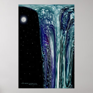 " NIGHT WATER " by: Robert Singletary Poster