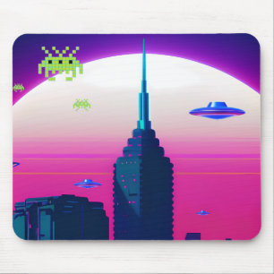 Night Waves and Vapour Daze Mouse Mat