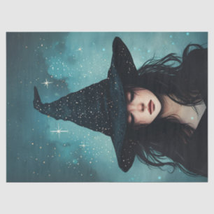 Night Witch Decoupage Tissue Paper for Furniture