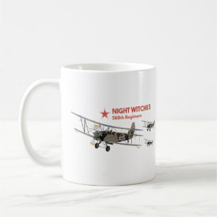 Night Witches Female WW2 Pilots Coffee Mug