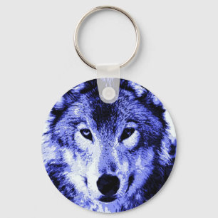 Night Wolf Key Ring