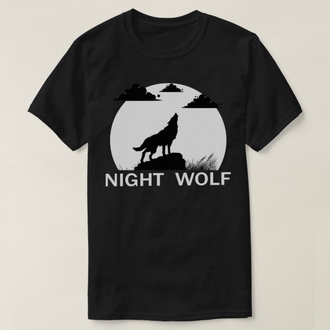 Night Wolf T-Shirt (Design Front)