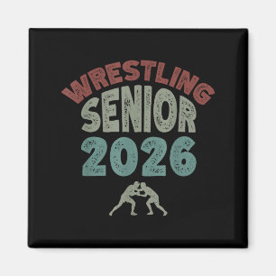 Night Wrestling Senior Graduation Magnet