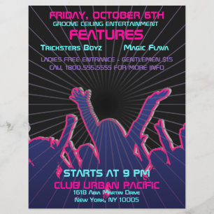 Nightclub Dance Rave Template Flyer