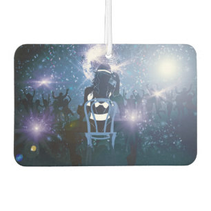 Nightclub dancing car air freshener