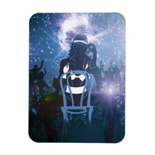 Nightclub dancing magnet