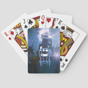 Nightclub dancing playing cards
