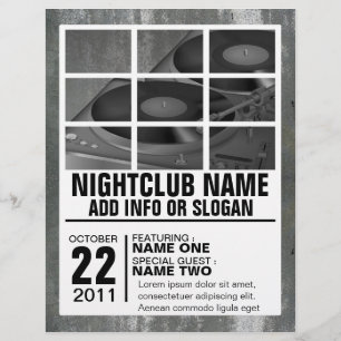 nightclub flyer