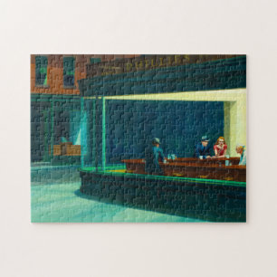 Nighthawks, 1942 by Edward Hopper Jigsaw Puzzle