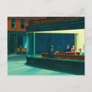 Nighthawks, 1942 by Edward Hopper Postcard