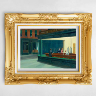 Nighthawks 1942 by Edward Hopper Poster
