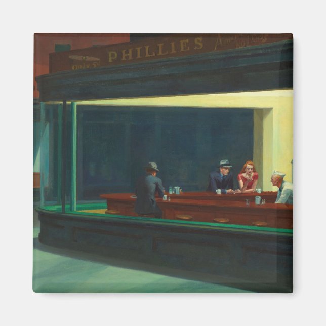 Nighthawks - Edward Hopper Magnet (Front)