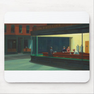 Nighthawks - Edward Hopper Mouse Mat