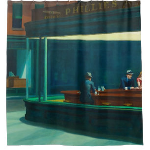 Nighthawks Edward Hopper Shower Curtain