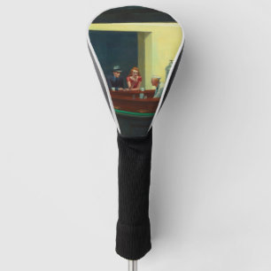 Nighthawks painting by Edward Hopper Golf Head Cover