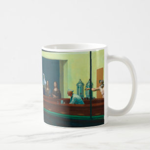 Nighthawks - Time travellers - Edward Hopper  Coffee Mug