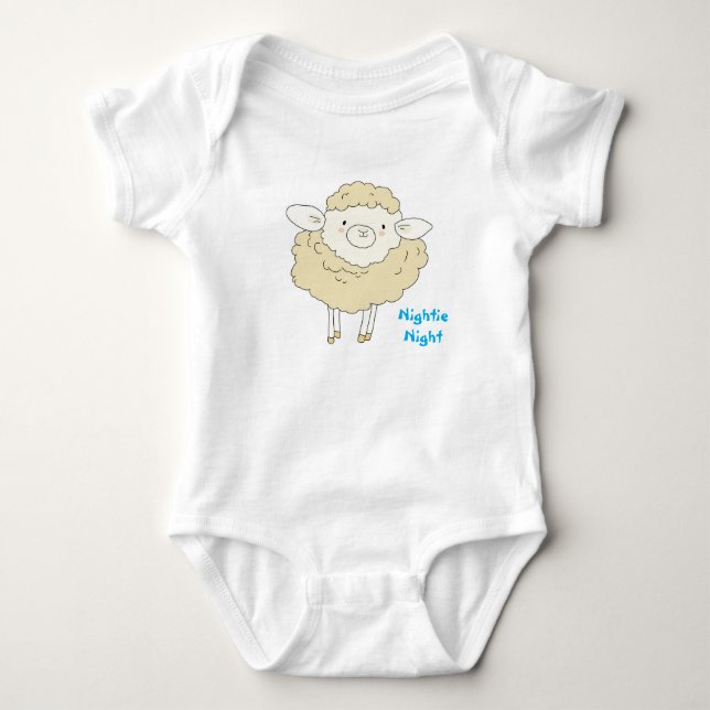 Nightie Night Baby Bodysuit (Front)