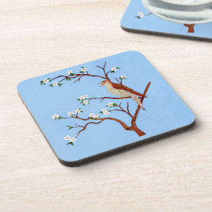 Nightingale Hard Plastic Coaster