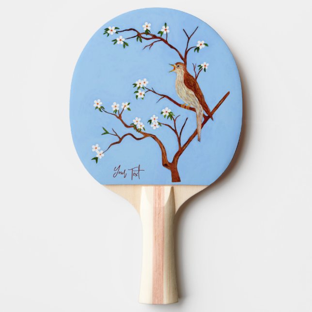 Nightingale Ping Pong Paddle (Front)