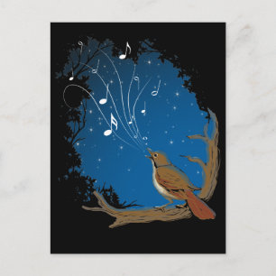 Nightingale Song Postcard