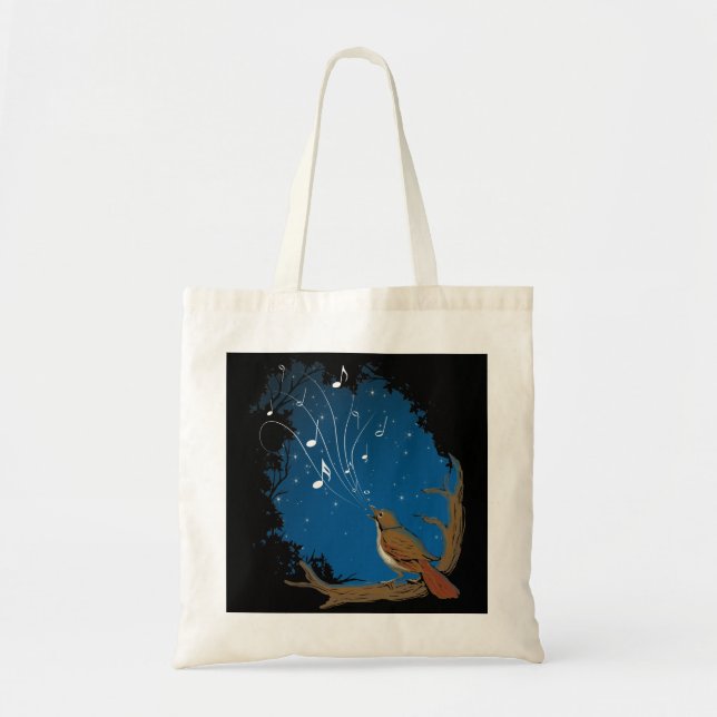 Nightingale Song Tote Bag (Front)