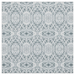 Nightingale White Abstract Acrylic Art Fabric