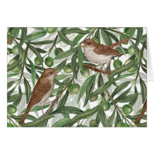 Nightingales in the olive tree