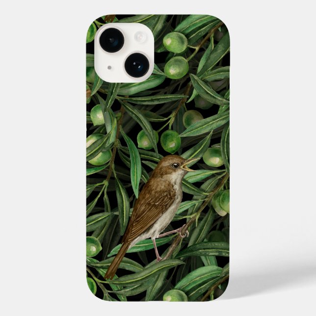 Nightingales in the olive tree 3 Case-Mate iPhone case (Back)