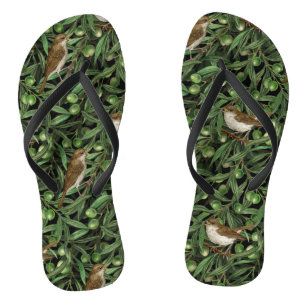 Nightingales in the olive tree 3 flip flops