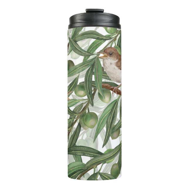 Nightingales in the olive tree thermal tumbler (Front)
